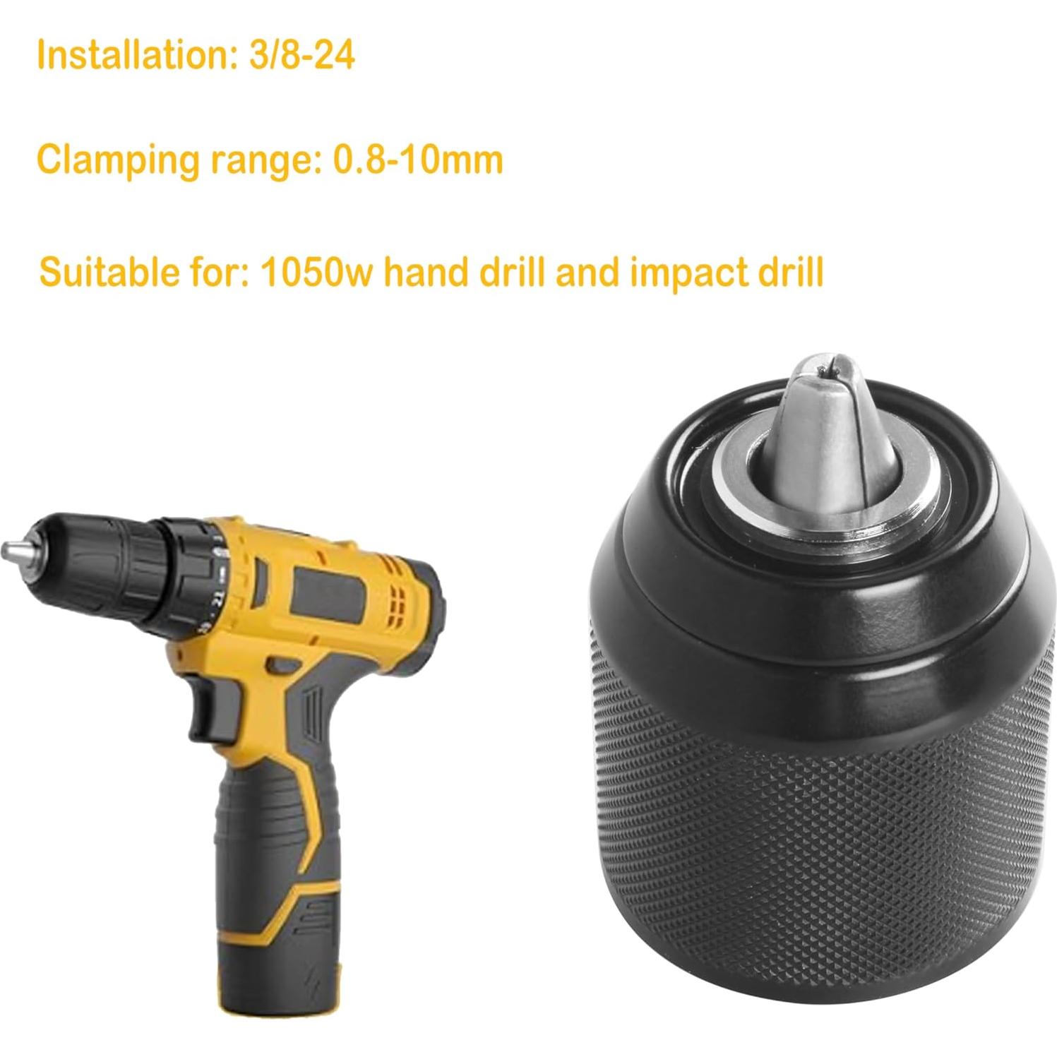 Mandril Sin Llave 2-13mm DIFFWELY para Impacto