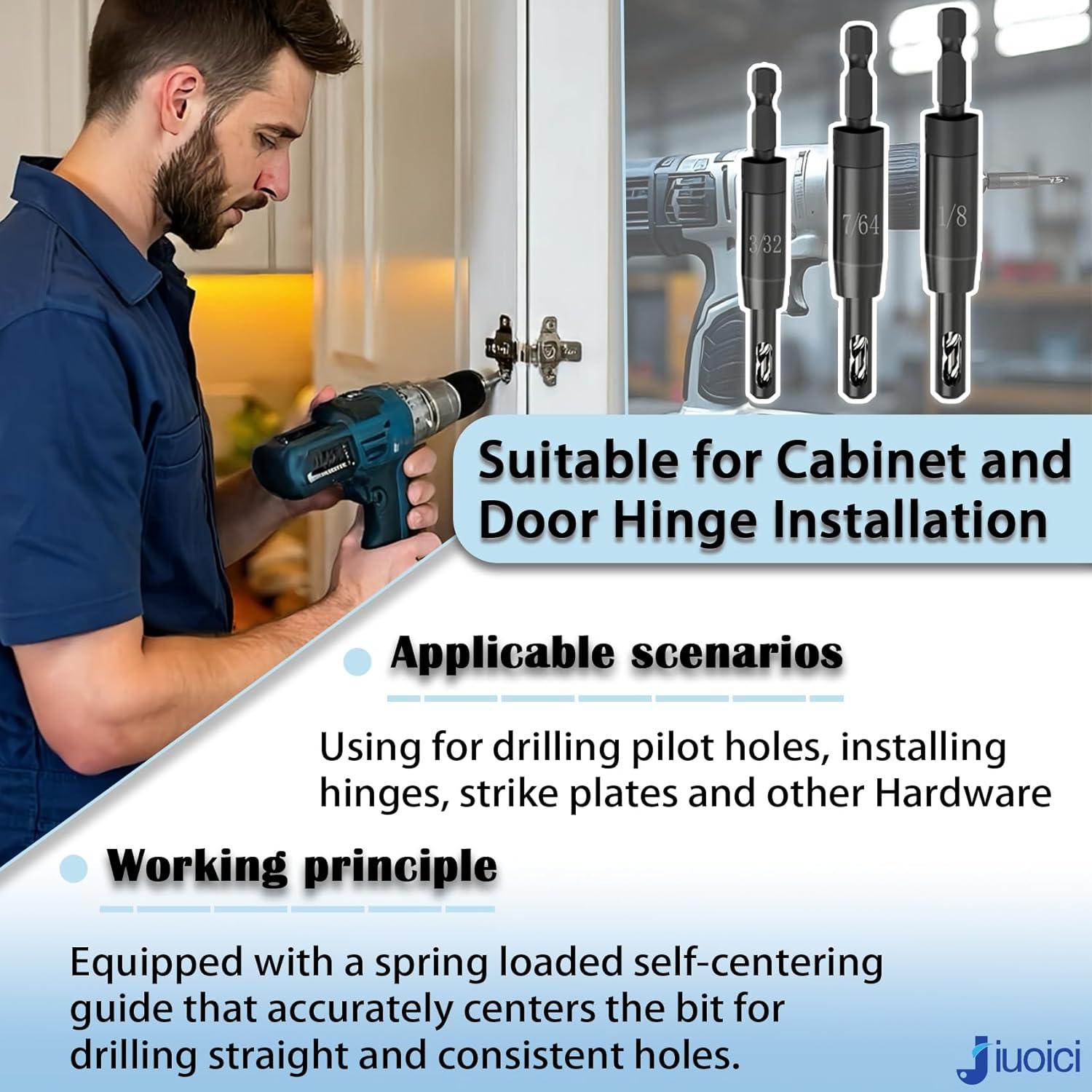 Juego de Brocas Auto-Centrantes Jiuoici CC2430 3 Piezas