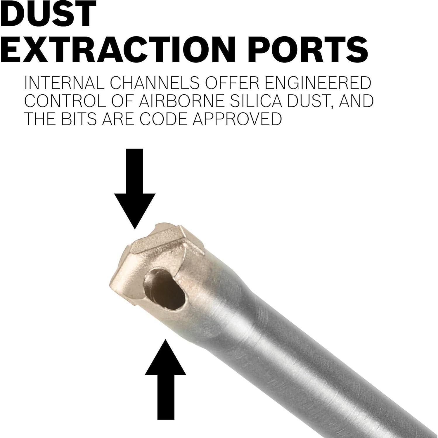 Broca Bosch DXS2124 SDS-Plus 1.91 cm x 45.72 cm Speed Clean