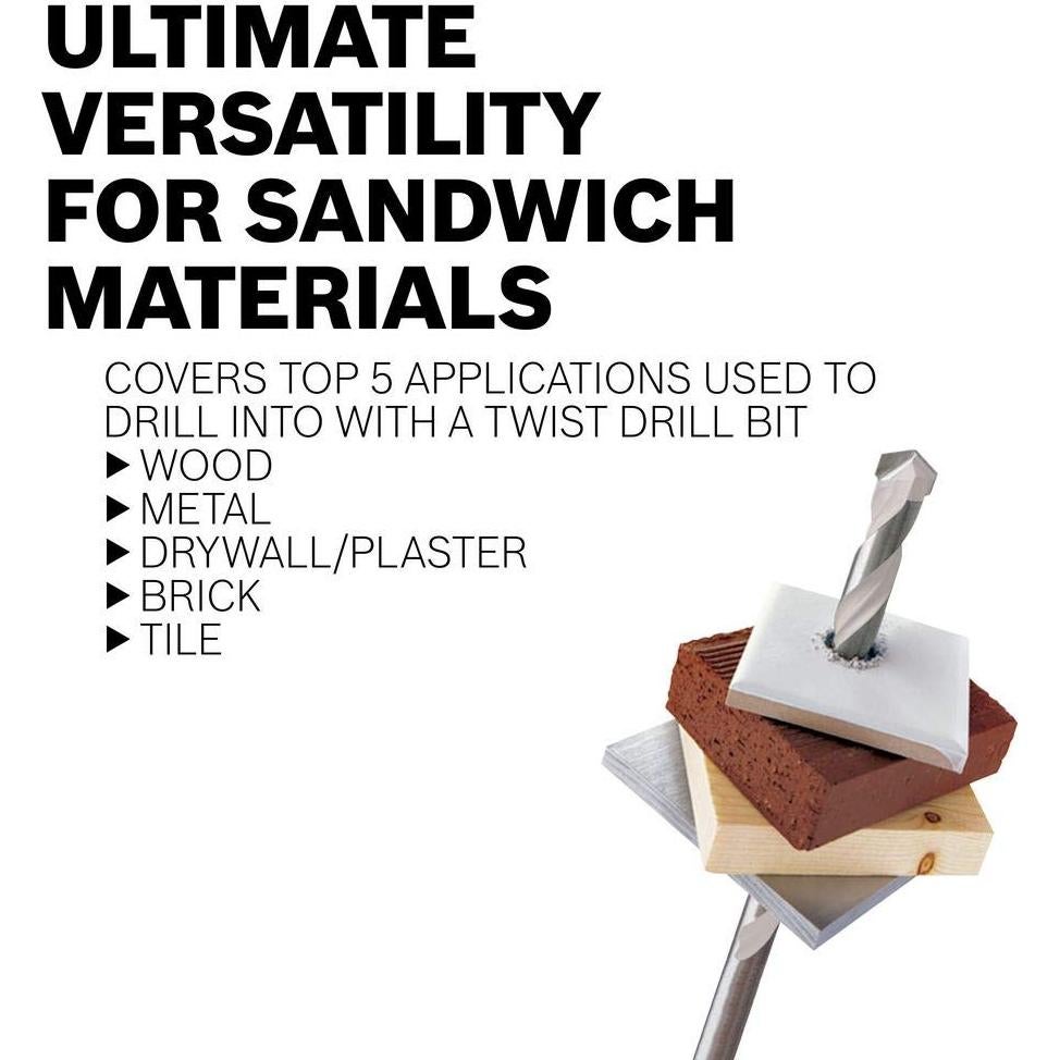 Juego de Brocas Bosch MP500T 5 Piezas para Múltiples Usos