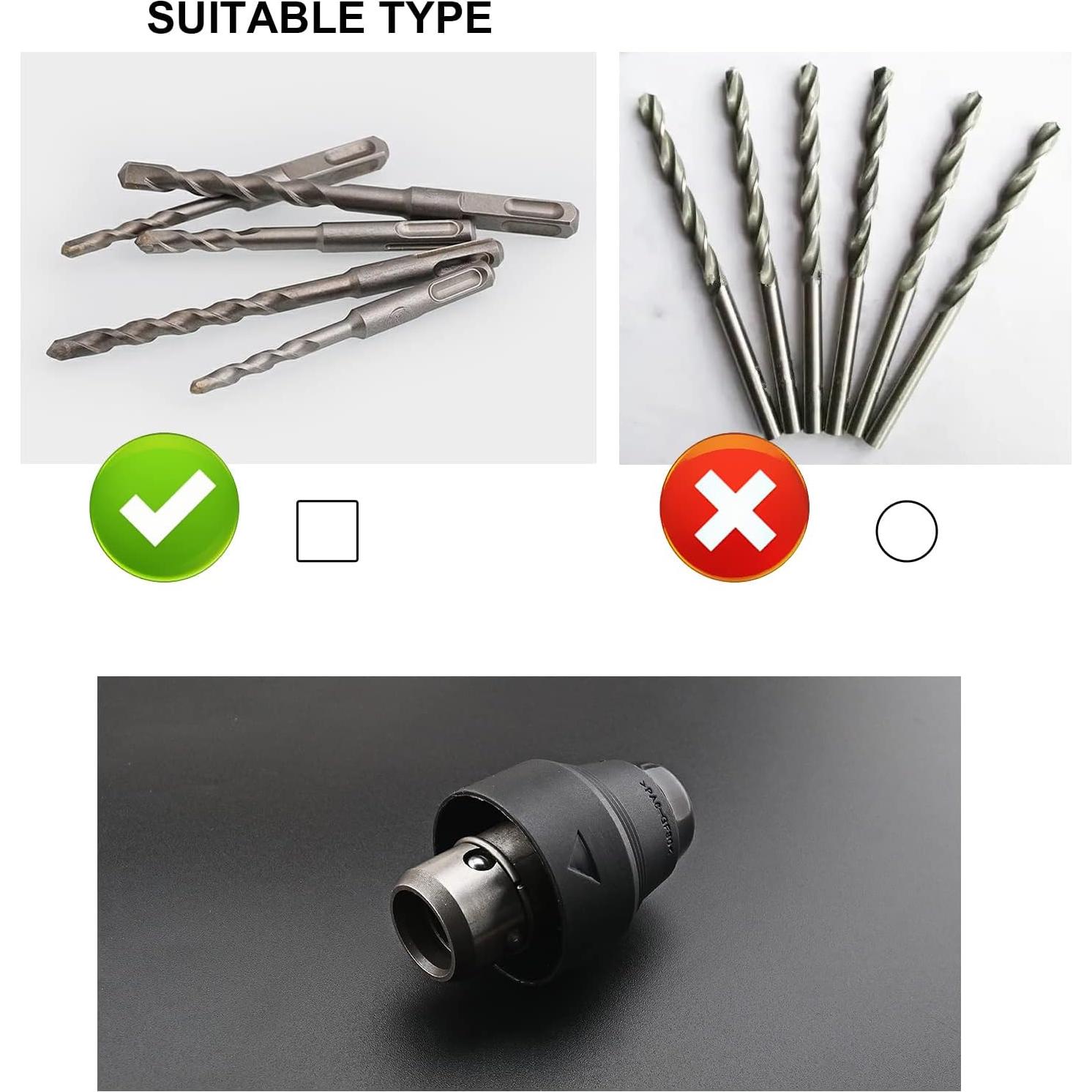 Chuck de Taladro SDS Plus Crear Idea 8mm Compatible Bosch