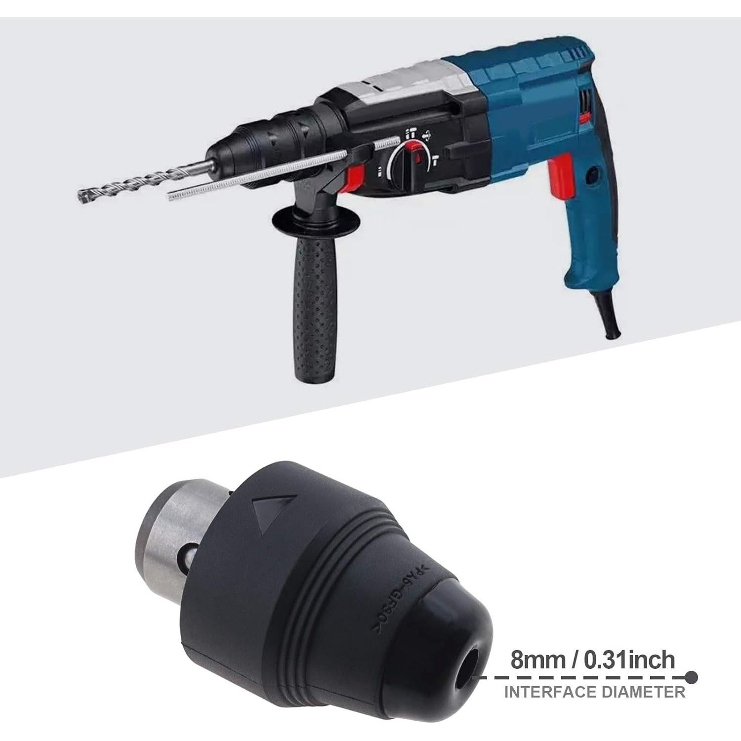 Chuck de Taladro SDS Plus Crear Idea 8mm Compatible Bosch