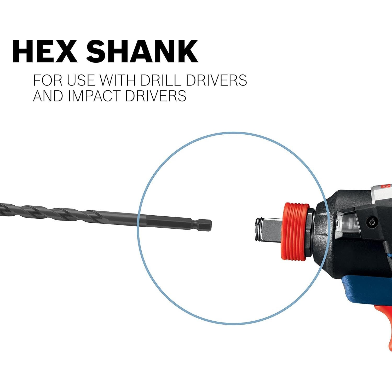 Broca de Impacto Bosch IMC03 0.48 cm Carburo Hexagonal