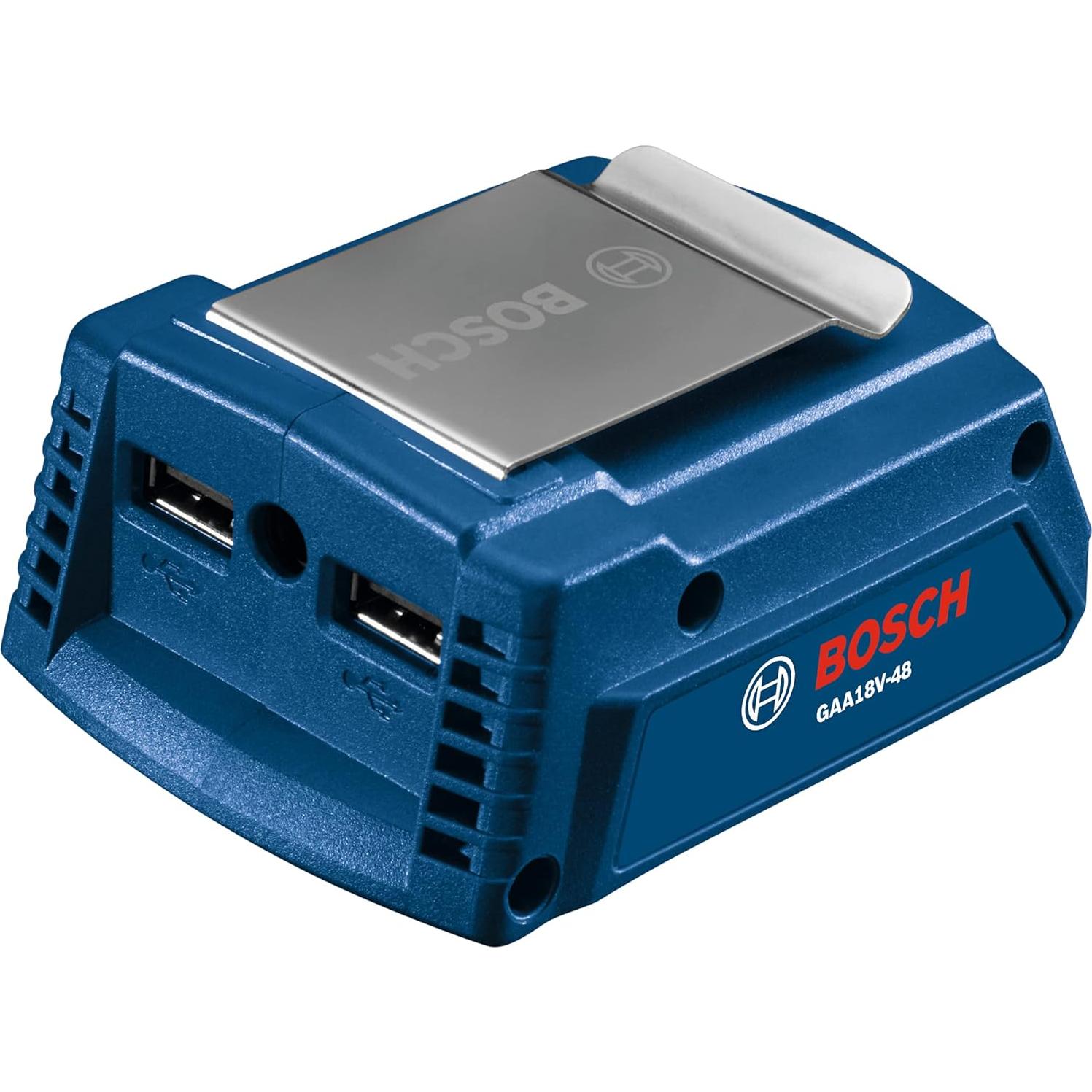 Adaptador USB Bosch GAA18V-48 18V Carga Doble 4.8A