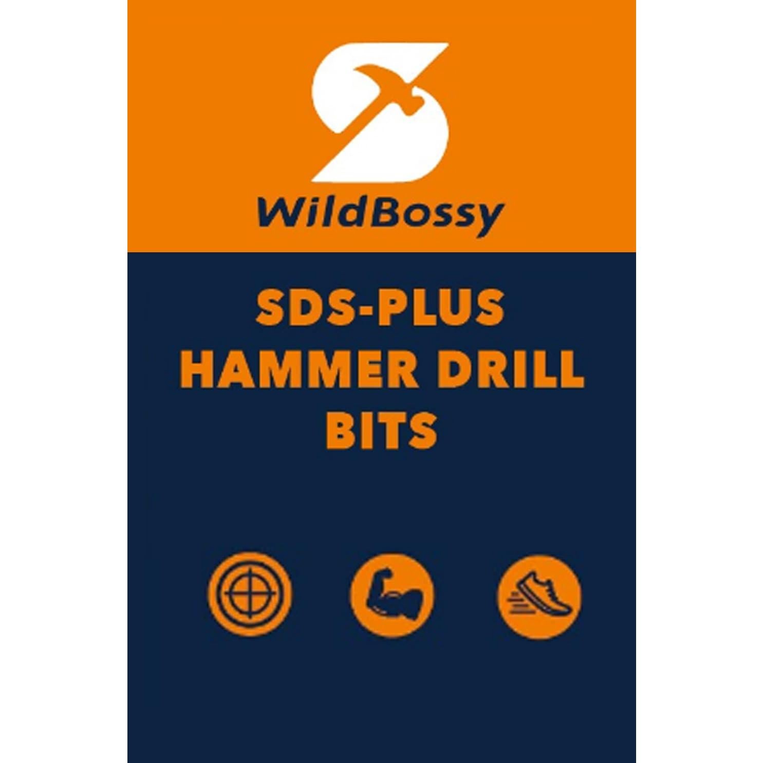 Juego de Brocas SDS Plus WildBossy 5PCS para Concreto