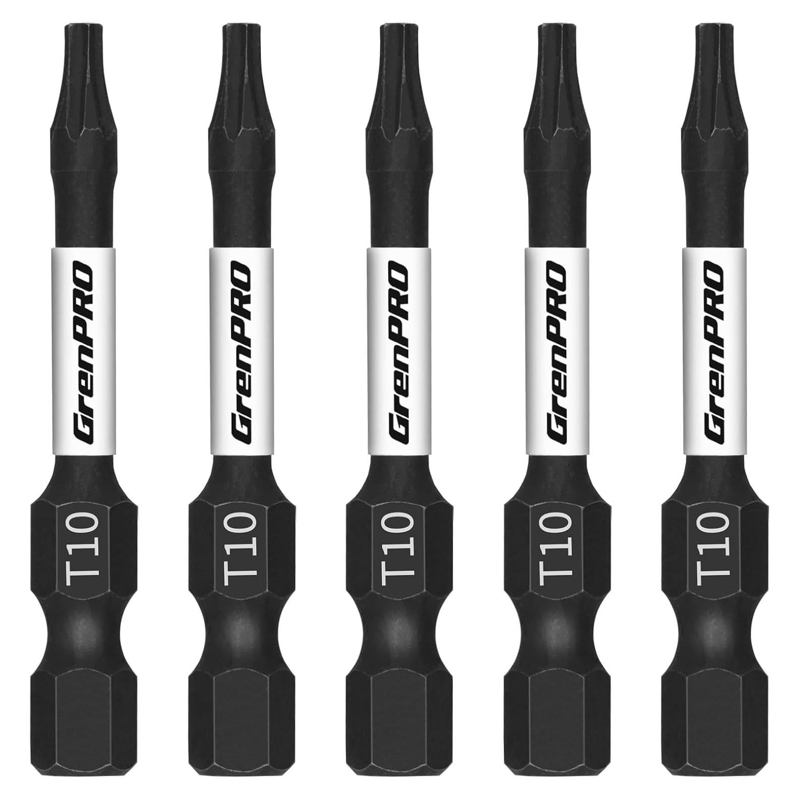 Juego de Puntas Torx GRENPRO T10 5 Piezas 5,08 cm