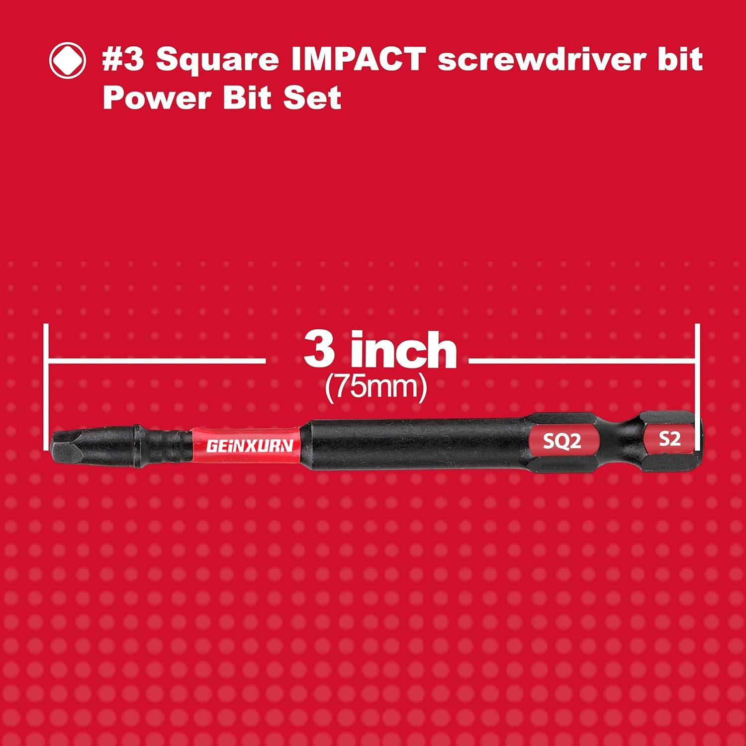 Conjunto de Puntas de Destornillador GEINXURN SQ2 30 Piezas