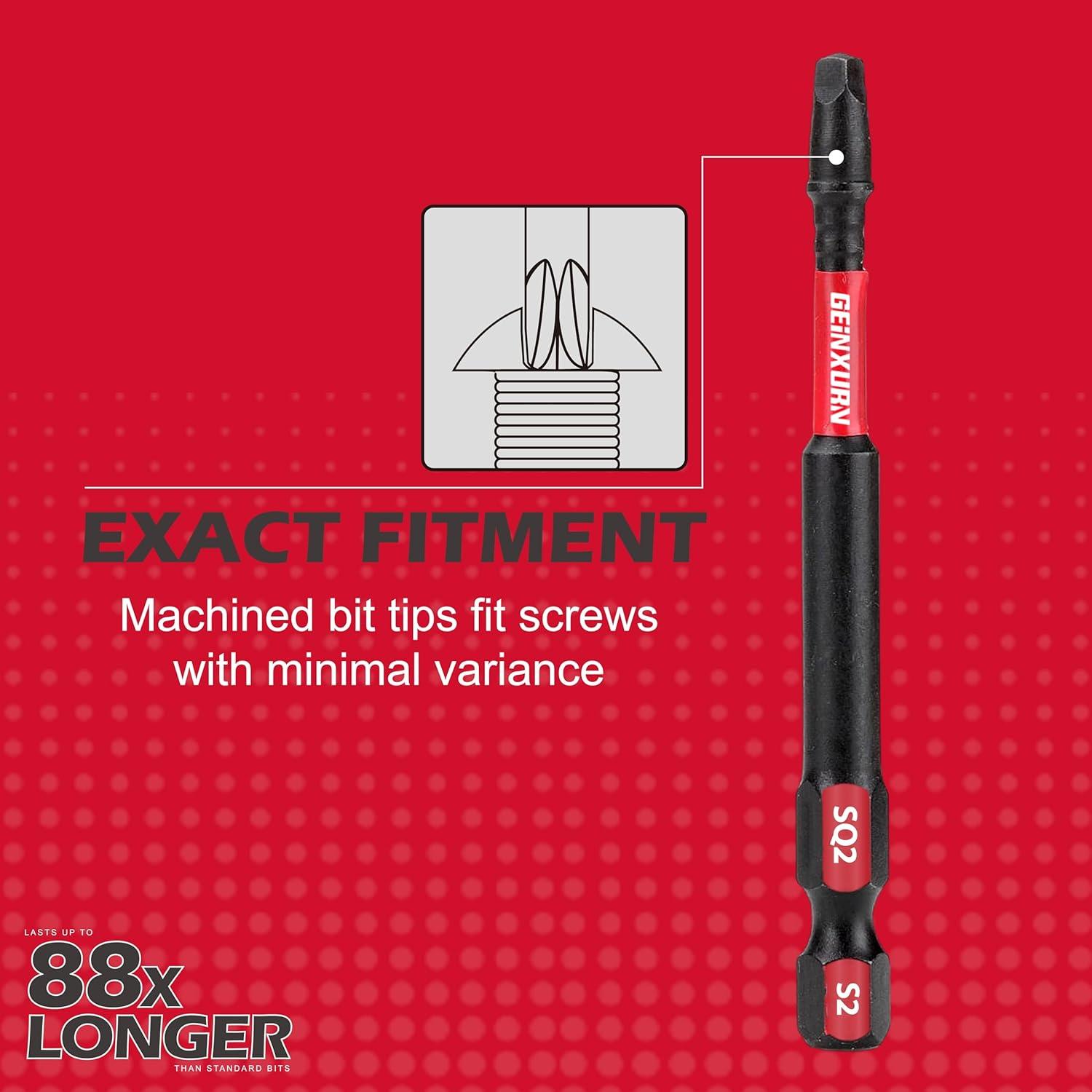 Conjunto de Puntas de Destornillador GEINXURN SQ2 30 Piezas