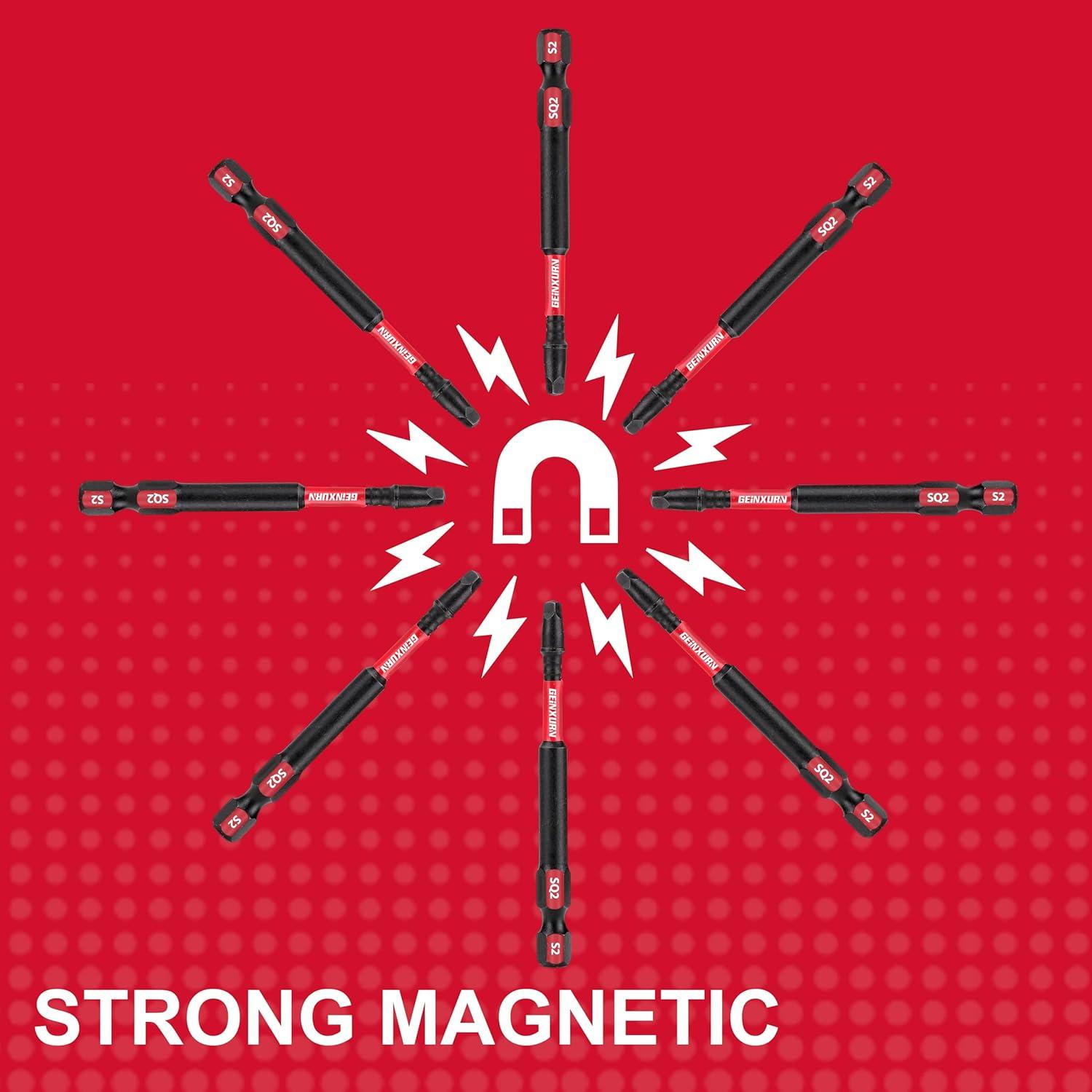 Conjunto de Puntas de Destornillador GEINXURN SQ2 30 Piezas