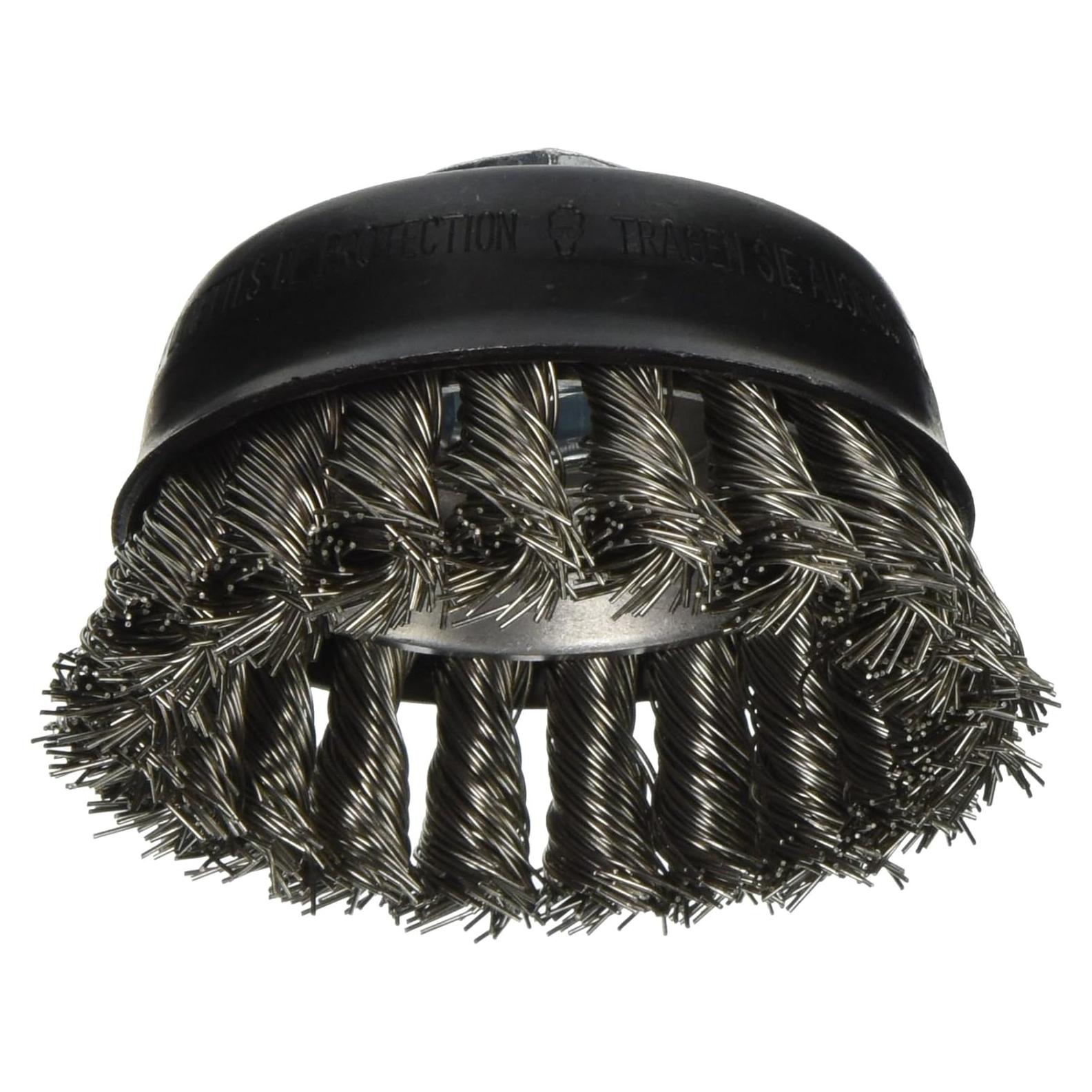 Cepillo de Copa Bosch WB504 3" Acero Inoxidable Enlazado