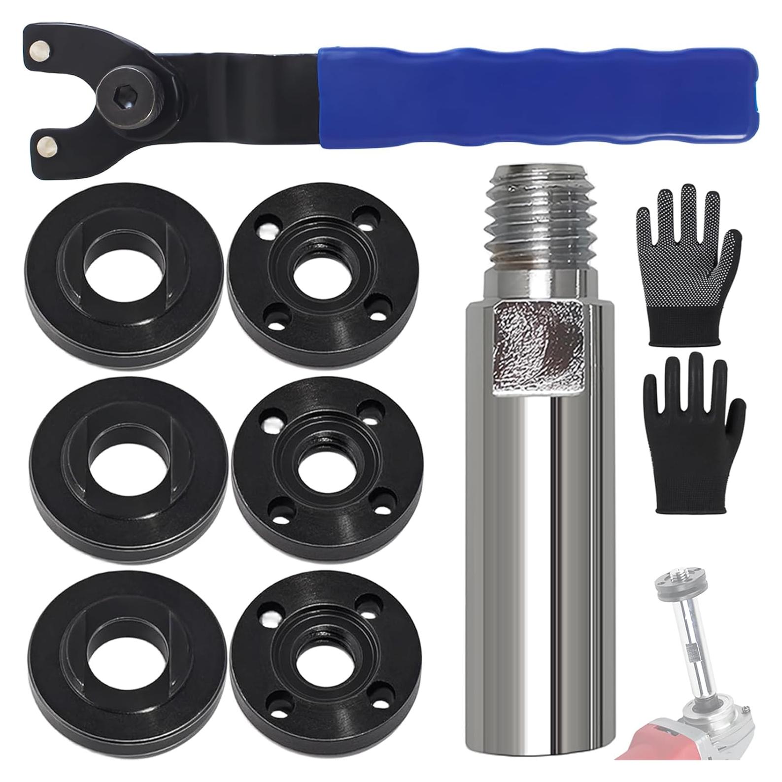 Eje de Extensión Juvaeny 3" para Amoladora Angular + Accesorios