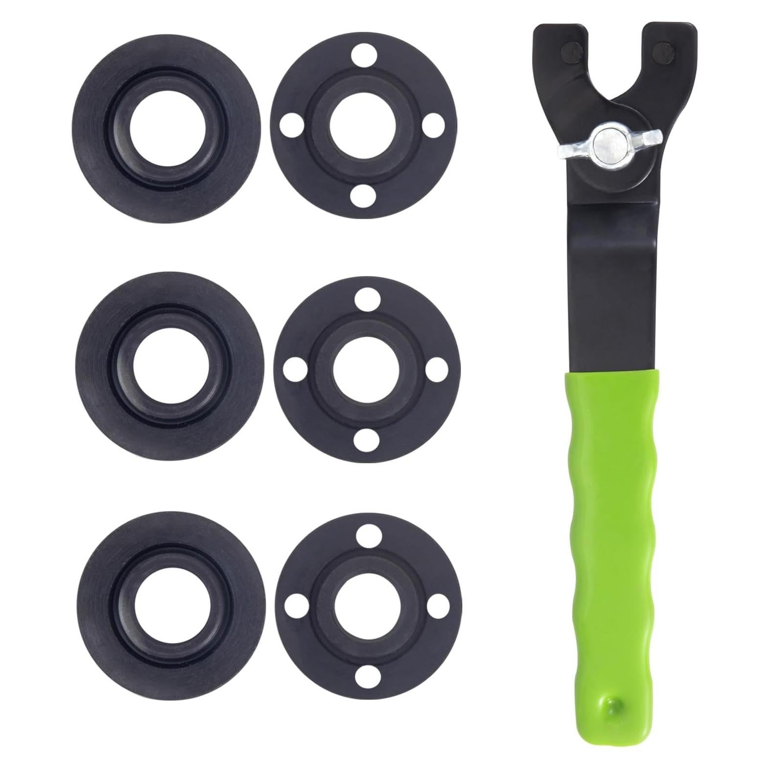 Juego de Tuercas y Llave Ajustable para Amoladora Relioky