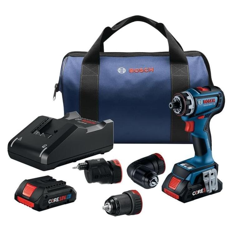 Taladro Atornillador Bosch GSR18V-800FCB24 18V Flexiclick 5-en-1