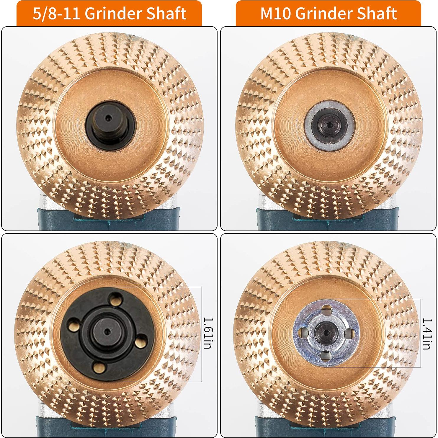 Juego de Ruedas de Molido Pomsare 4 Piezas para Amoladora