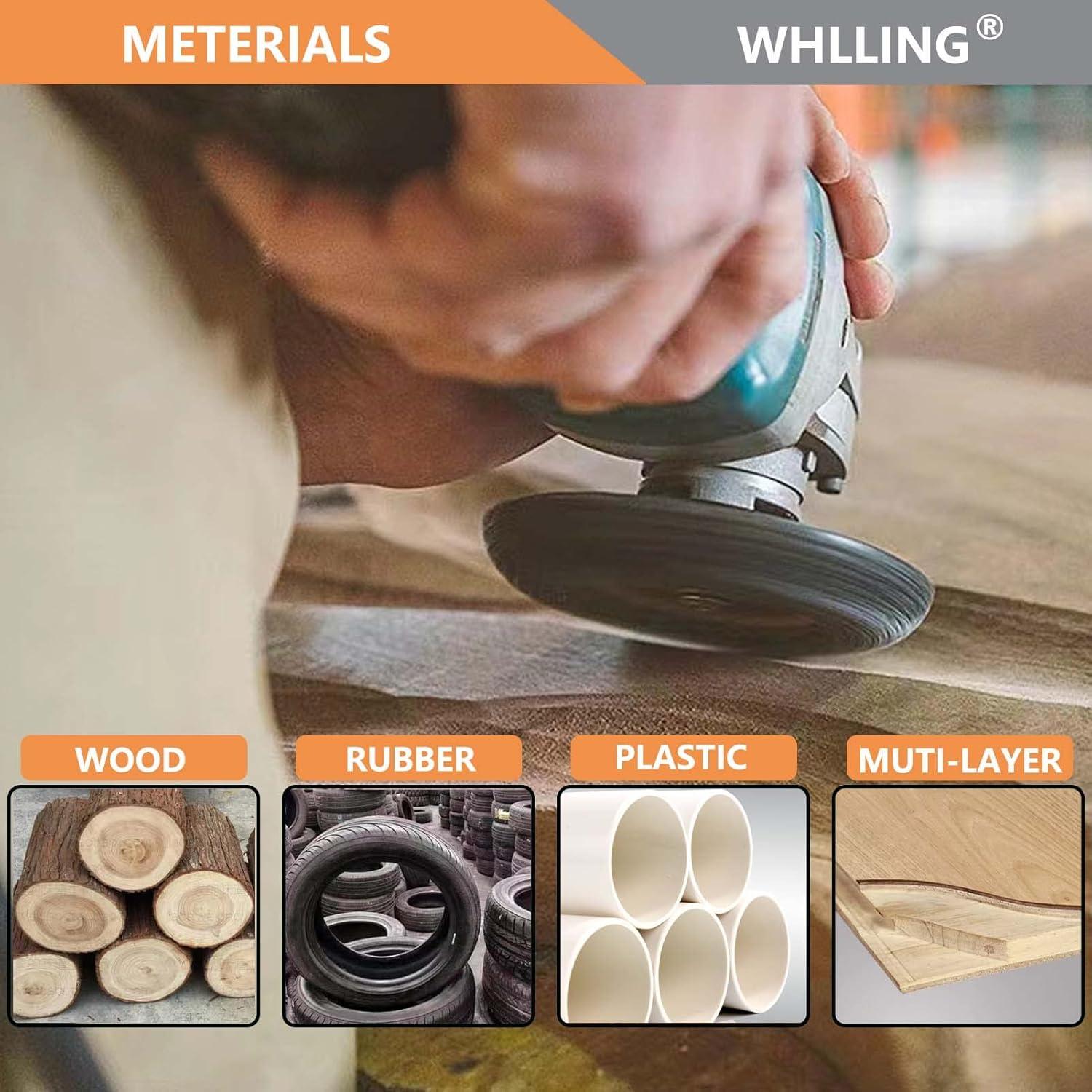 Juego de discos de tallado en madera WHLLING 5 piezas 20x14 cm