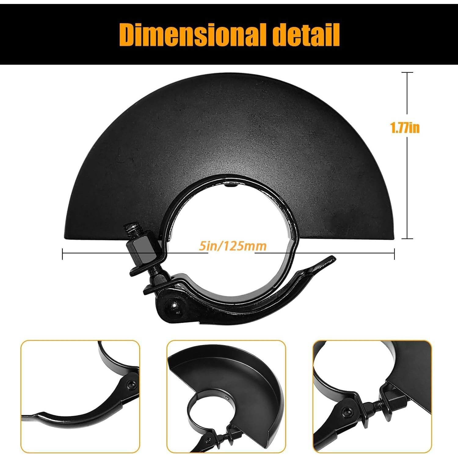 Guardia de Esmeril Angular Guweta 125mm Ajustable Compatible