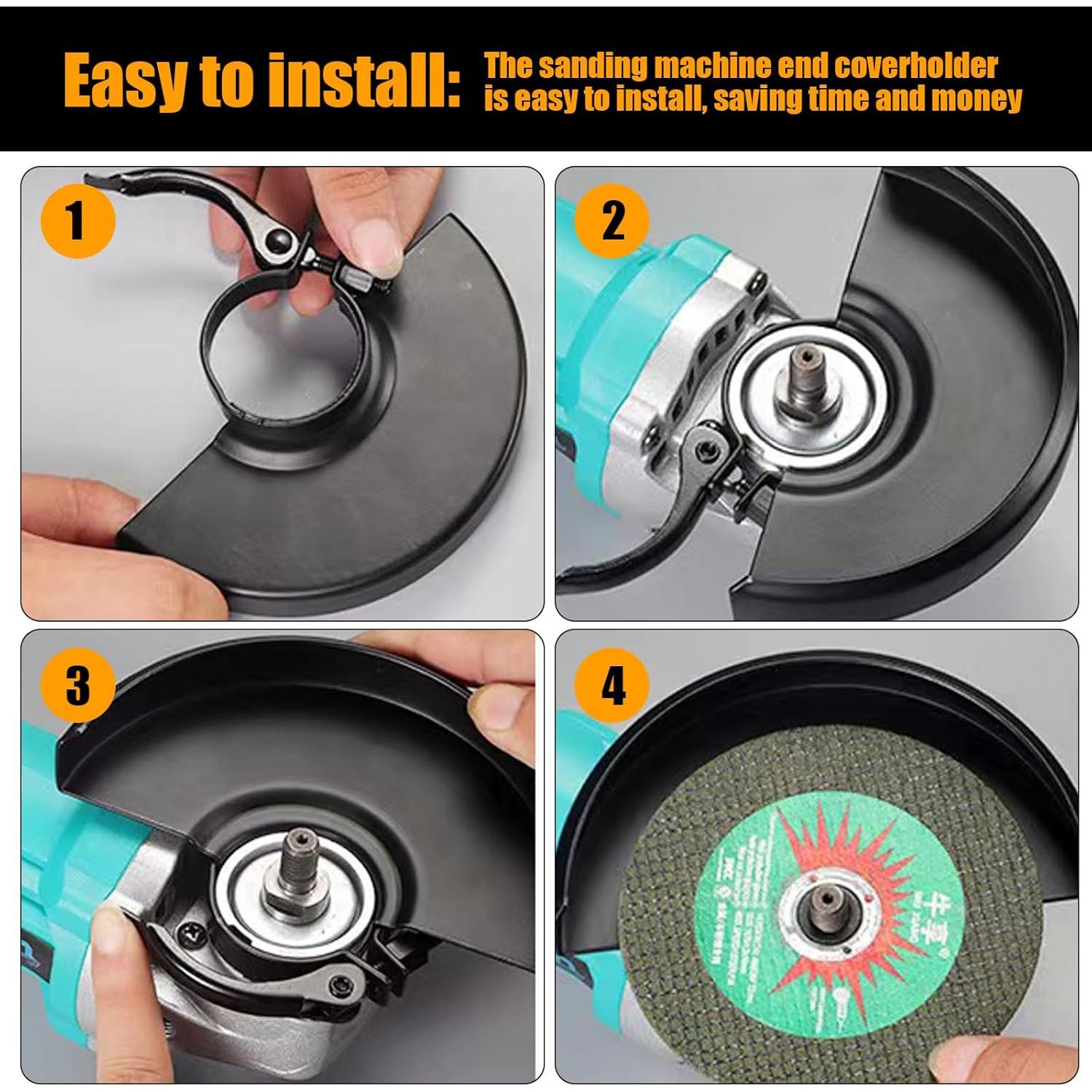 Guardia de Esmeril Angular Guweta 125mm Ajustable Compatible