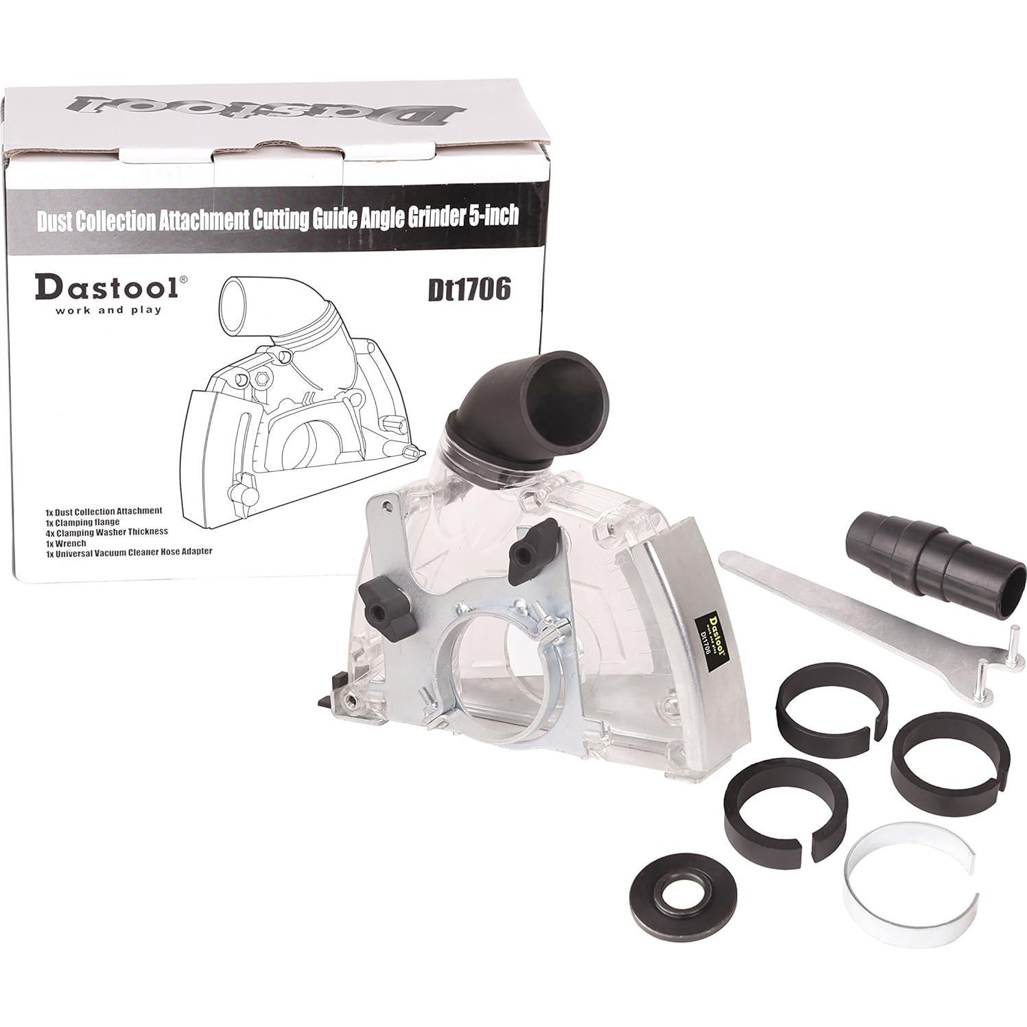 Capuchón de Polvo Dastool Dt1706 para Amoladora 5"