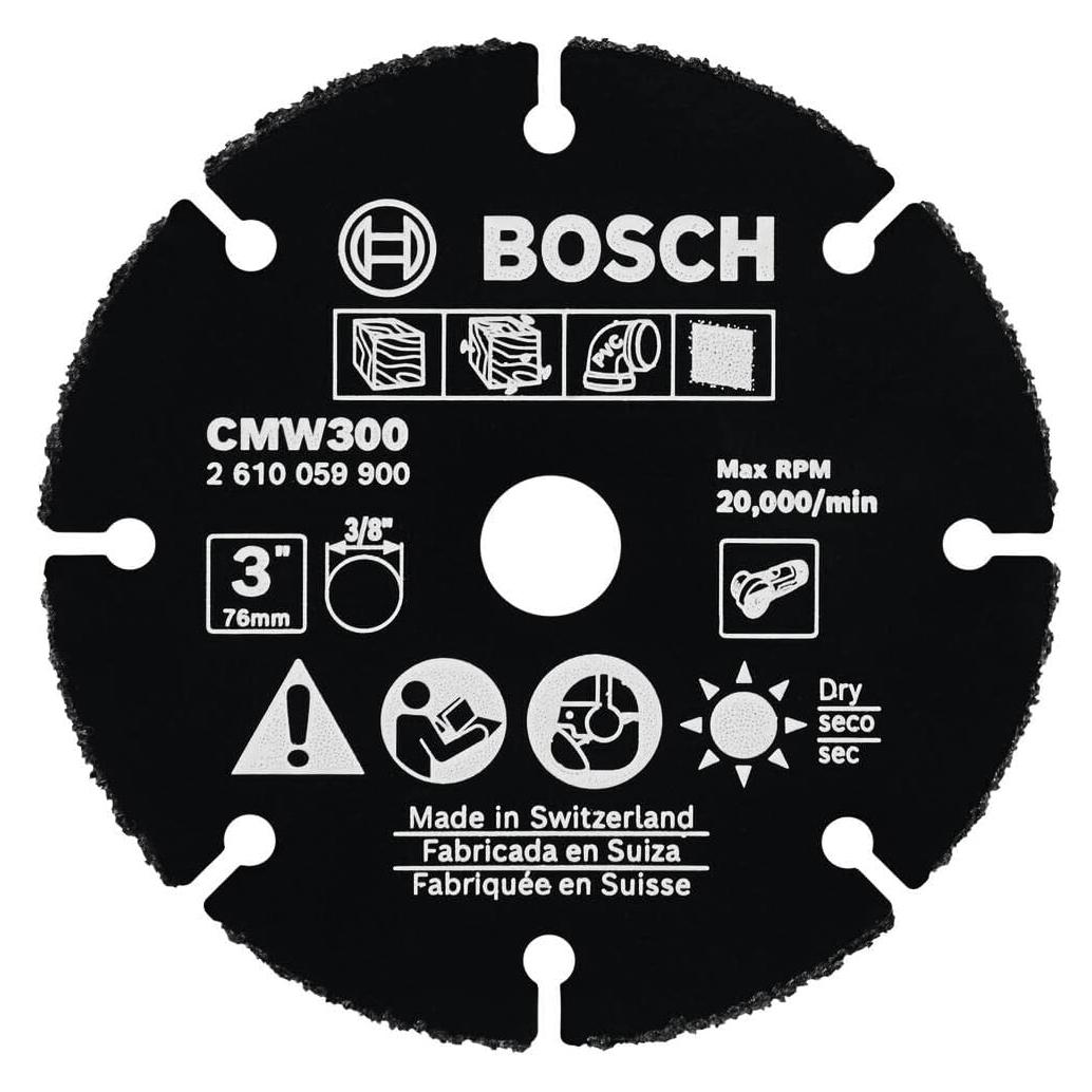 Rueda Múltiple Carburo Bosch CMW300 76 mm para Amoladora