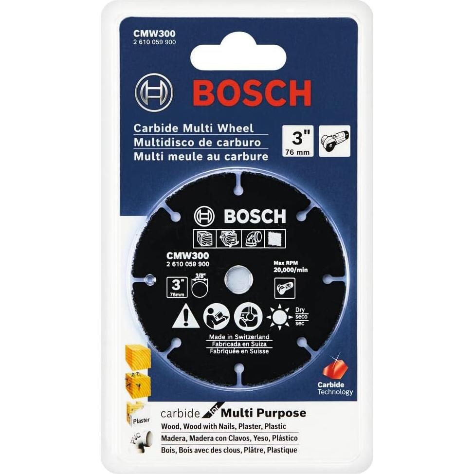 Rueda Múltiple Carburo Bosch CMW300 76 mm para Amoladora