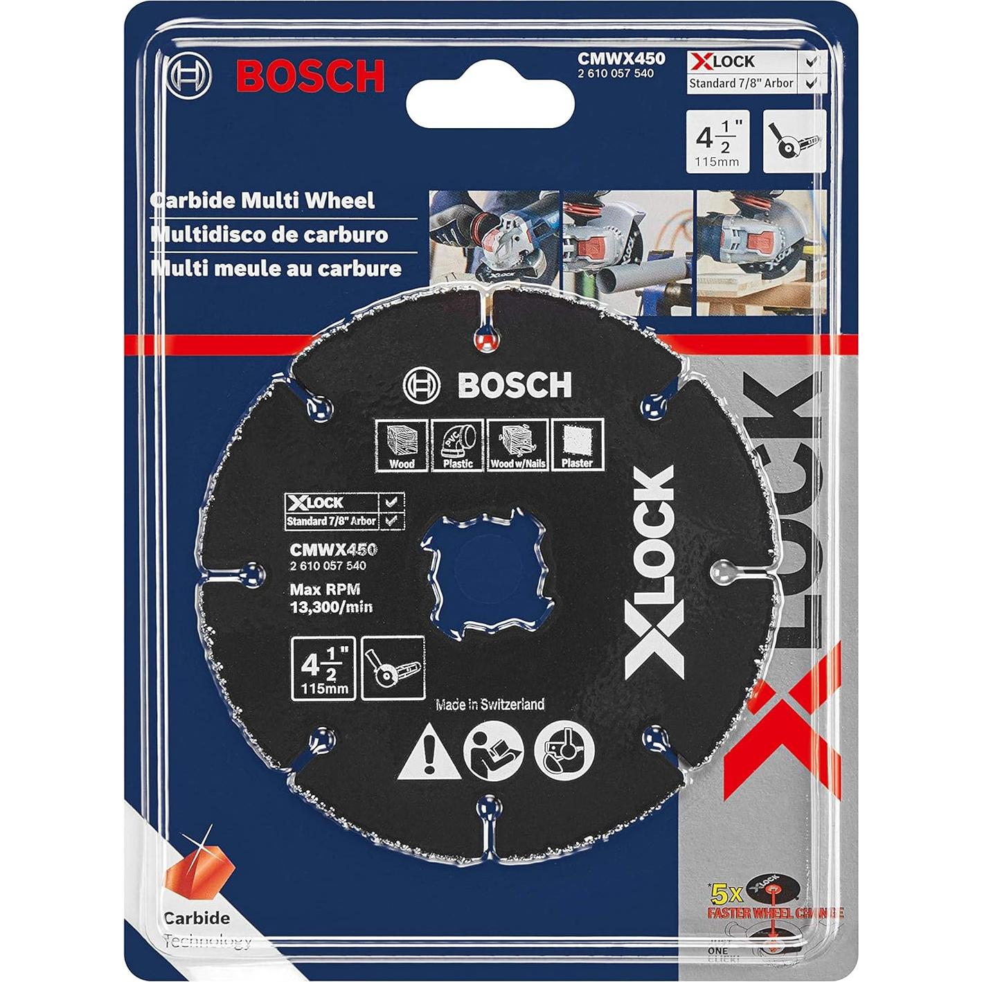 Rueda Multi-Carburo BOSCH CMWX450 11.43 cm X-LOCK