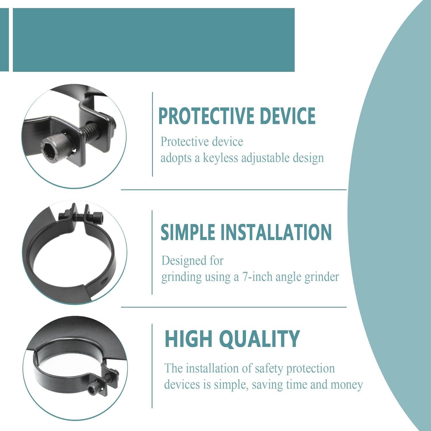Protector de Rueda 230mm Rawolp para Amoladora Angular