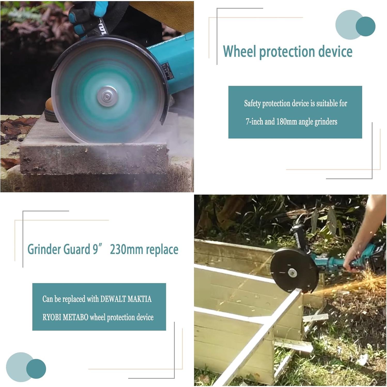 Protector de Rueda 230mm Rawolp para Amoladora Angular