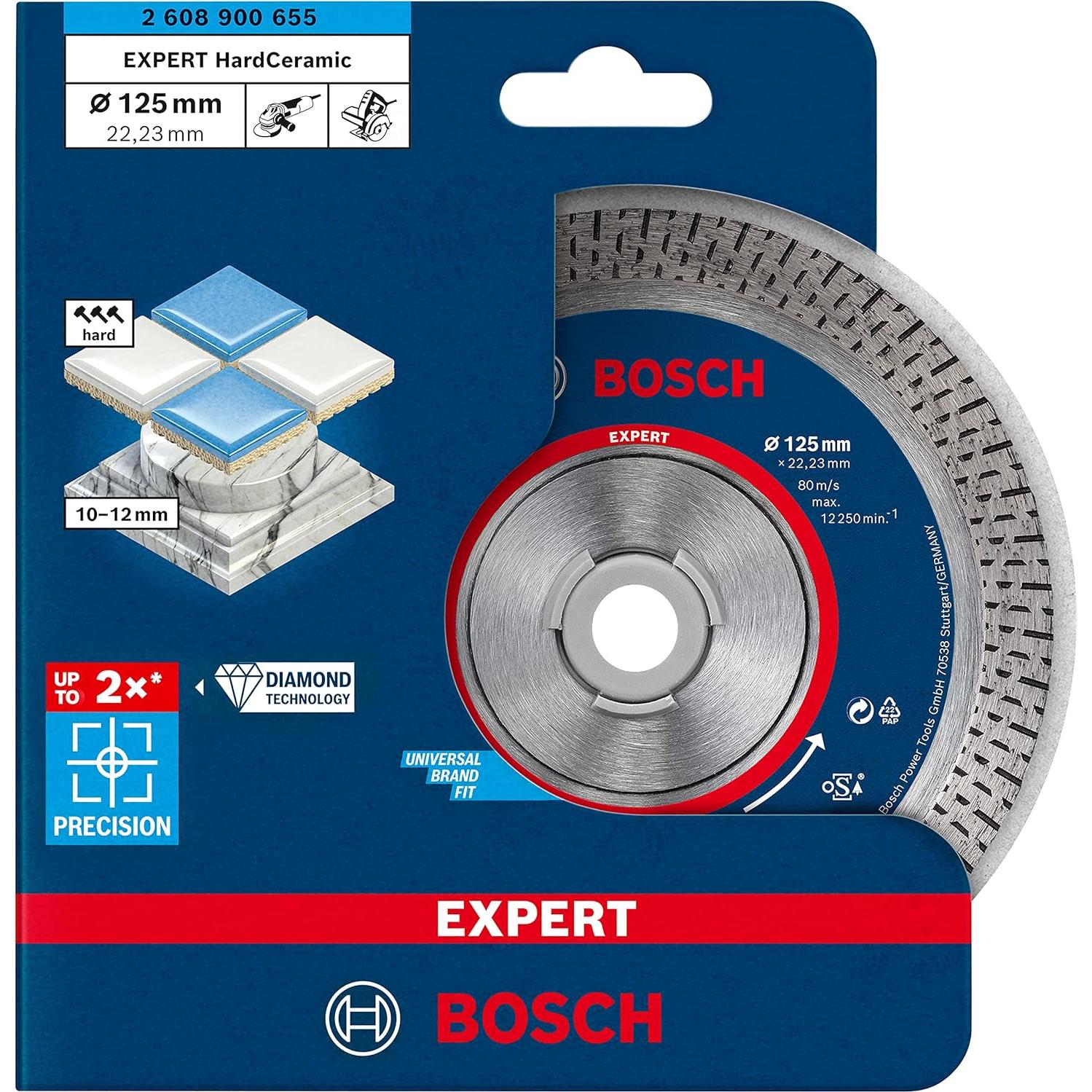 Disco de Corte Diamante Bosch Expert HardCeramic 125 mm