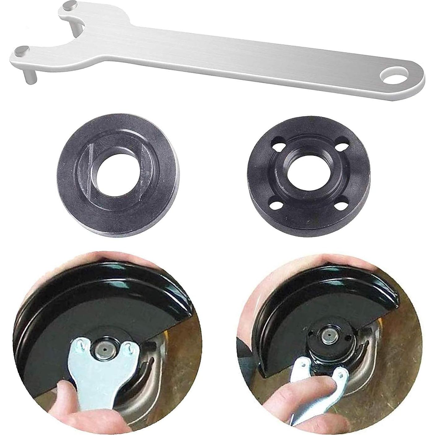 Kit de Llave y Tuerca para Amoladora Angular 18 Piezas