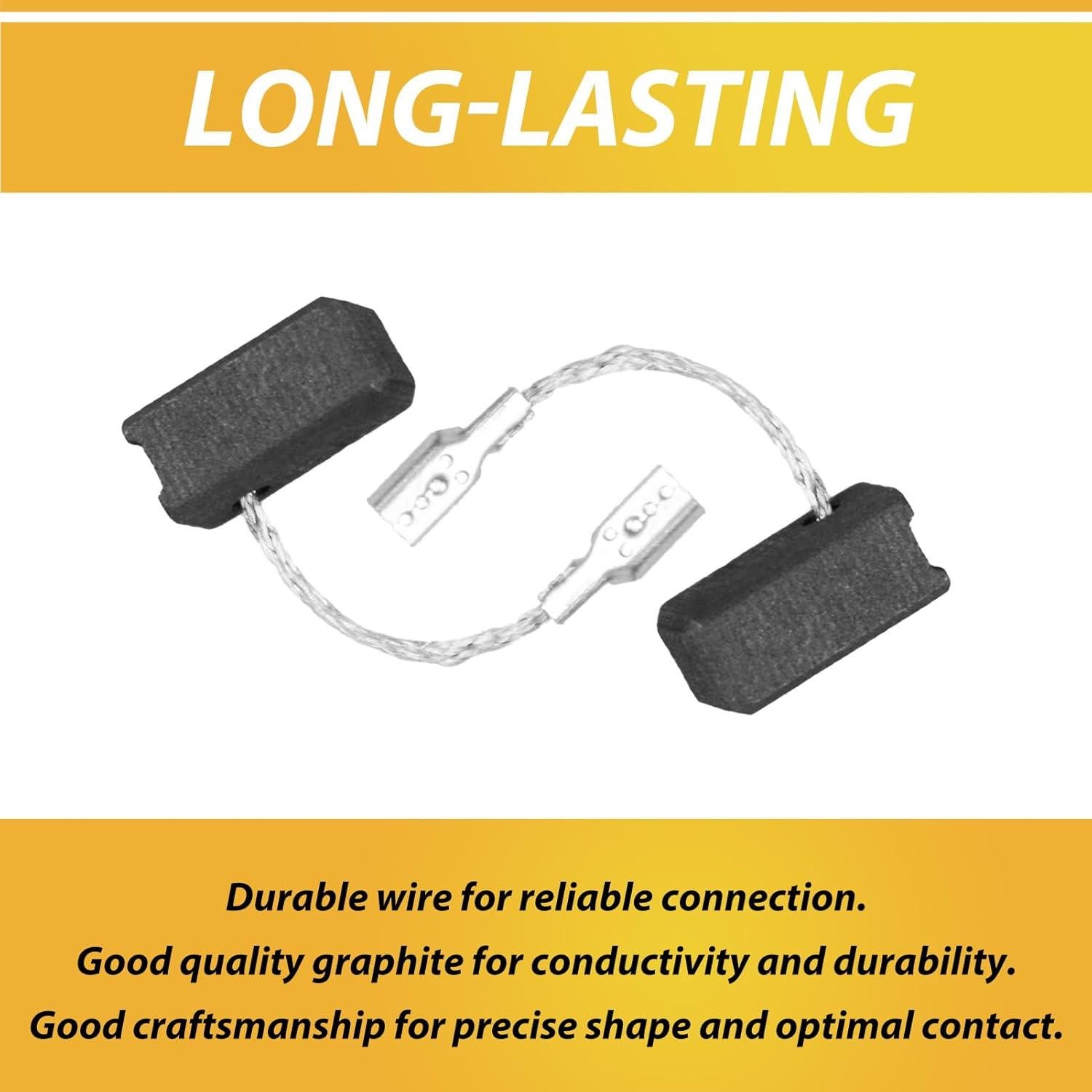 10 Cepillos de Carbón JUXIANG para Amoladora Bosch GWS 7-115