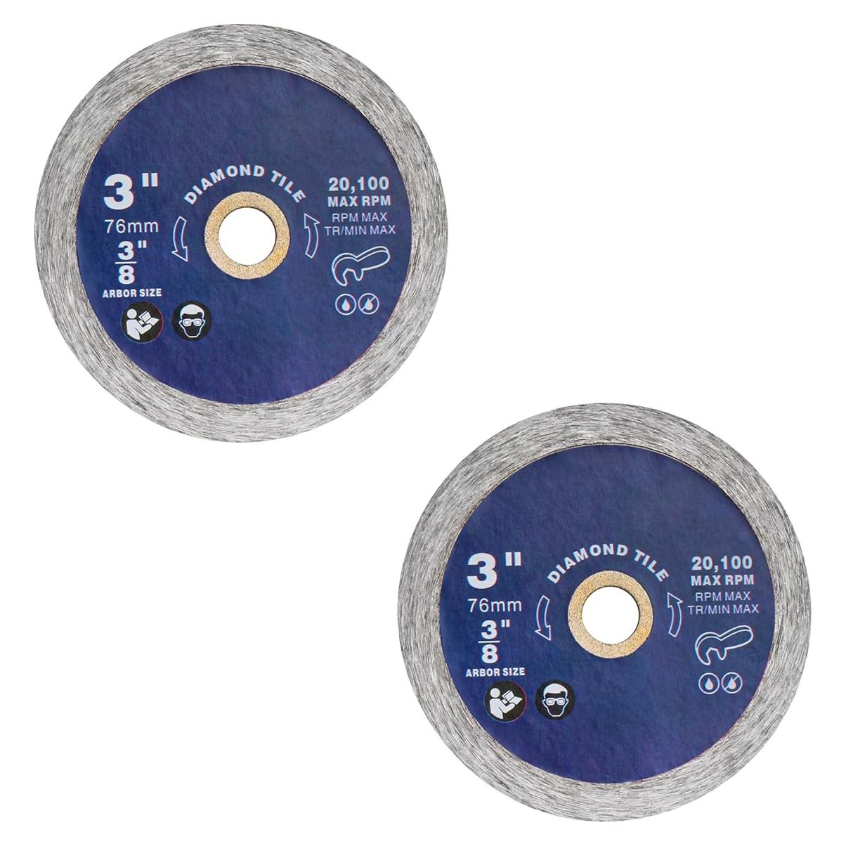 Hoja de Diamante AOQIVIS 7.6 cm para Amoladora Bosch - 2 Pzas