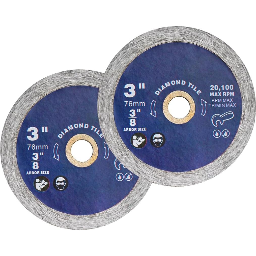 Hoja de Diamante AOQIVIS 7.6 cm para Amoladora Bosch - 2 Pzas