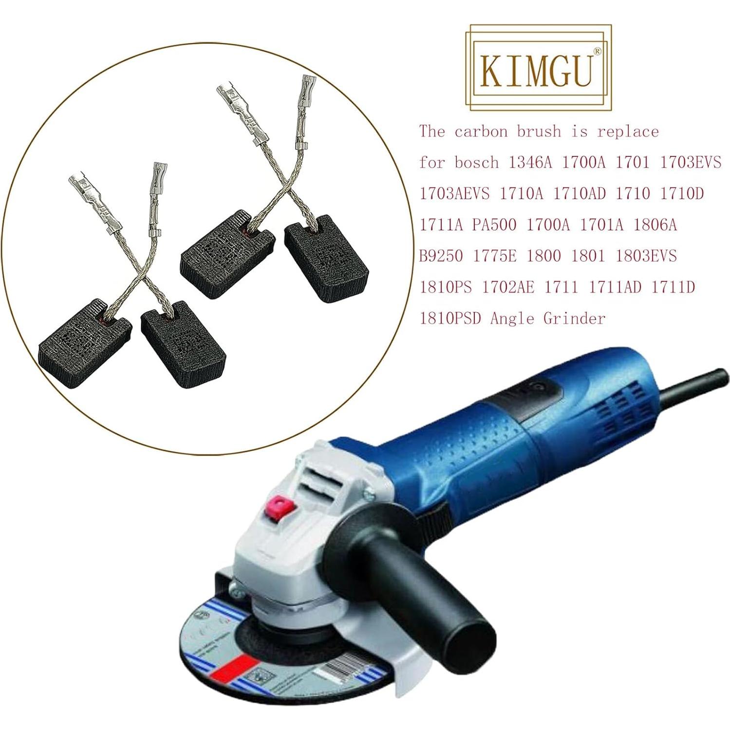 Cepillos de Carbón KIMGU 1607014176 para Amoladoras Bosch