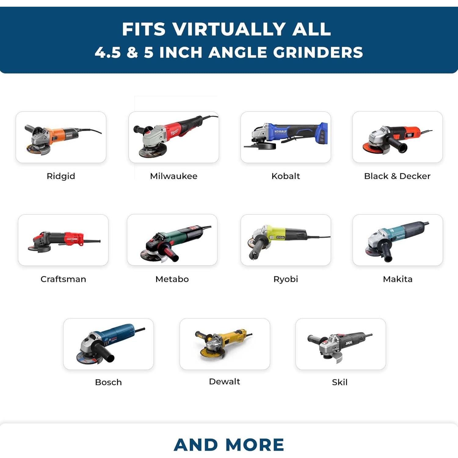 Discos de Aleta T29 Benchmark Abrasives 4.5" 40 Grano - Paquete de 10