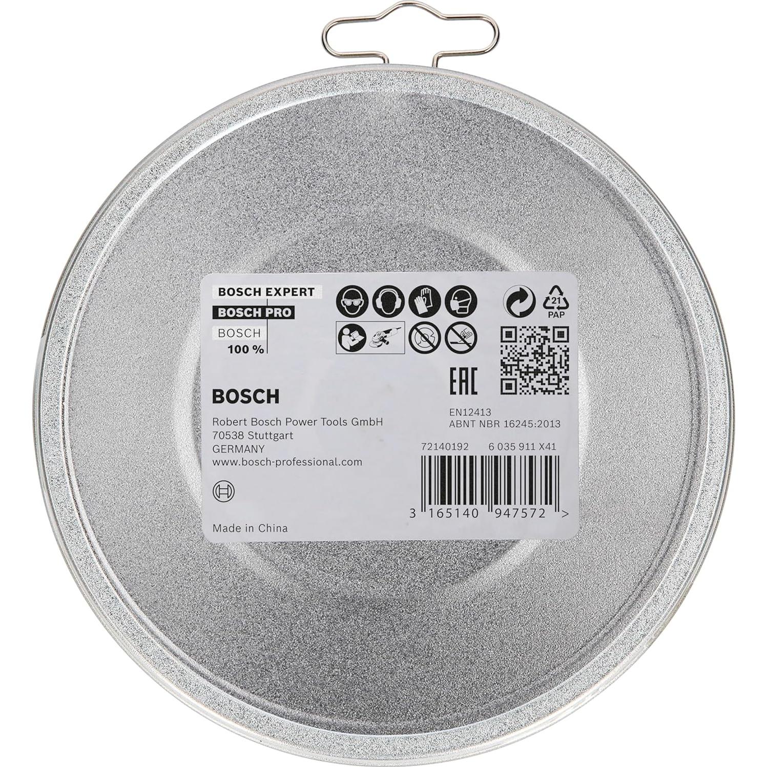 Professional 2608619267 Pack of 10 Straight Cutting Disc Standard (for INOX, X-Lock, Diameter 125 mm, Bore Diameter 22.23 mm, Thickness 1 mm)