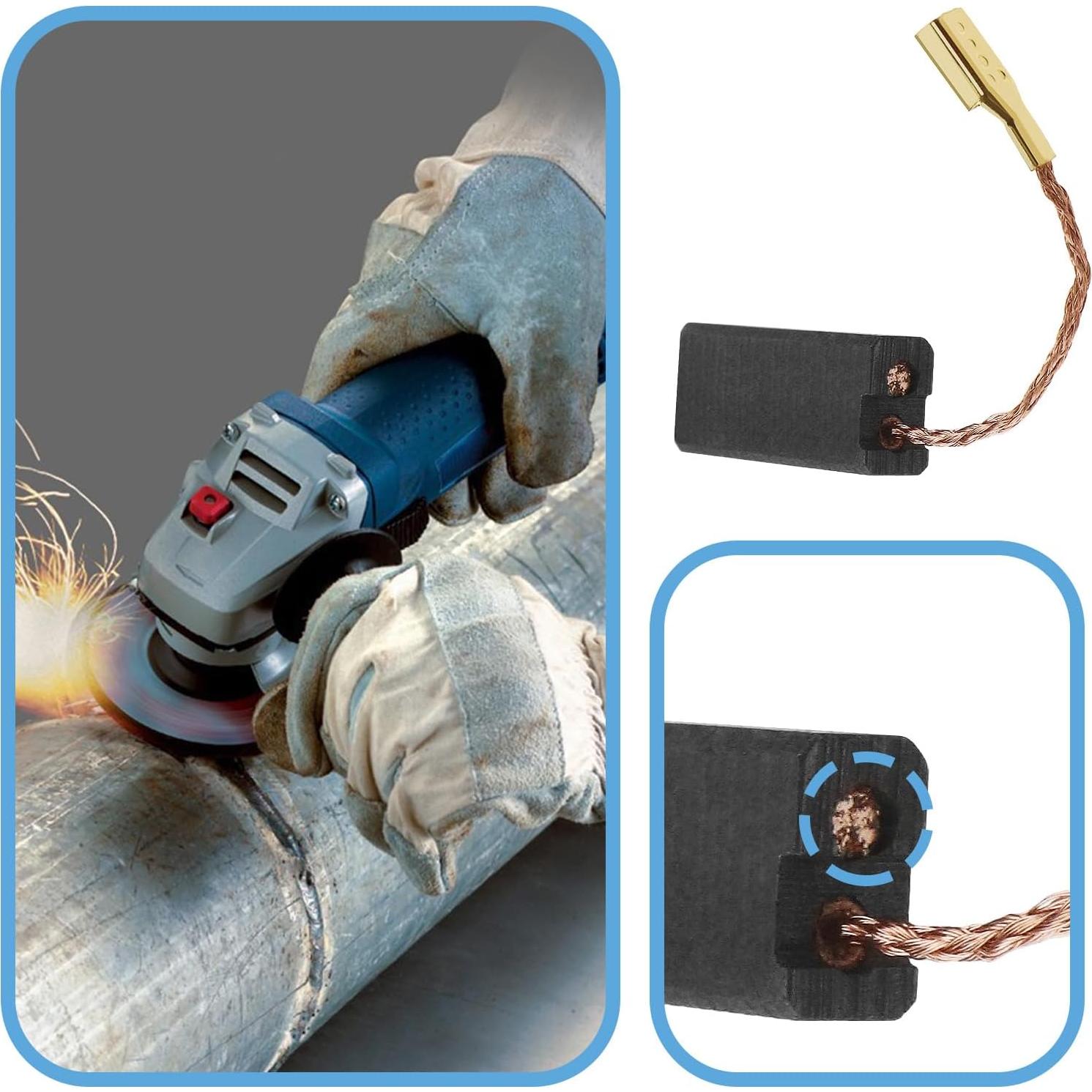 Cepillos de Carbón Crear Idea para Amoladora Bosch GWS 7 125