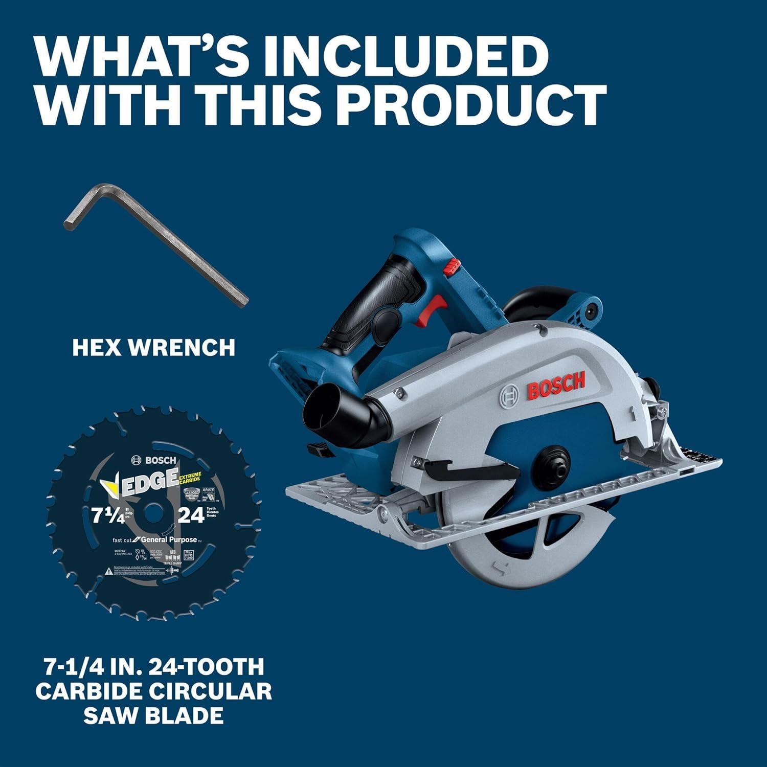 Sierra Circular BOSCH GKS18V-25GN 18V 7-1/4" Sin Escobillas