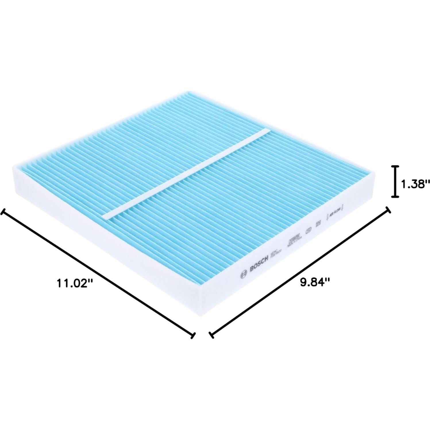 Filtro de Aire de Cabina HEPA Bosch 6076C - Compatible Cadillac, Chevrolet, GMC