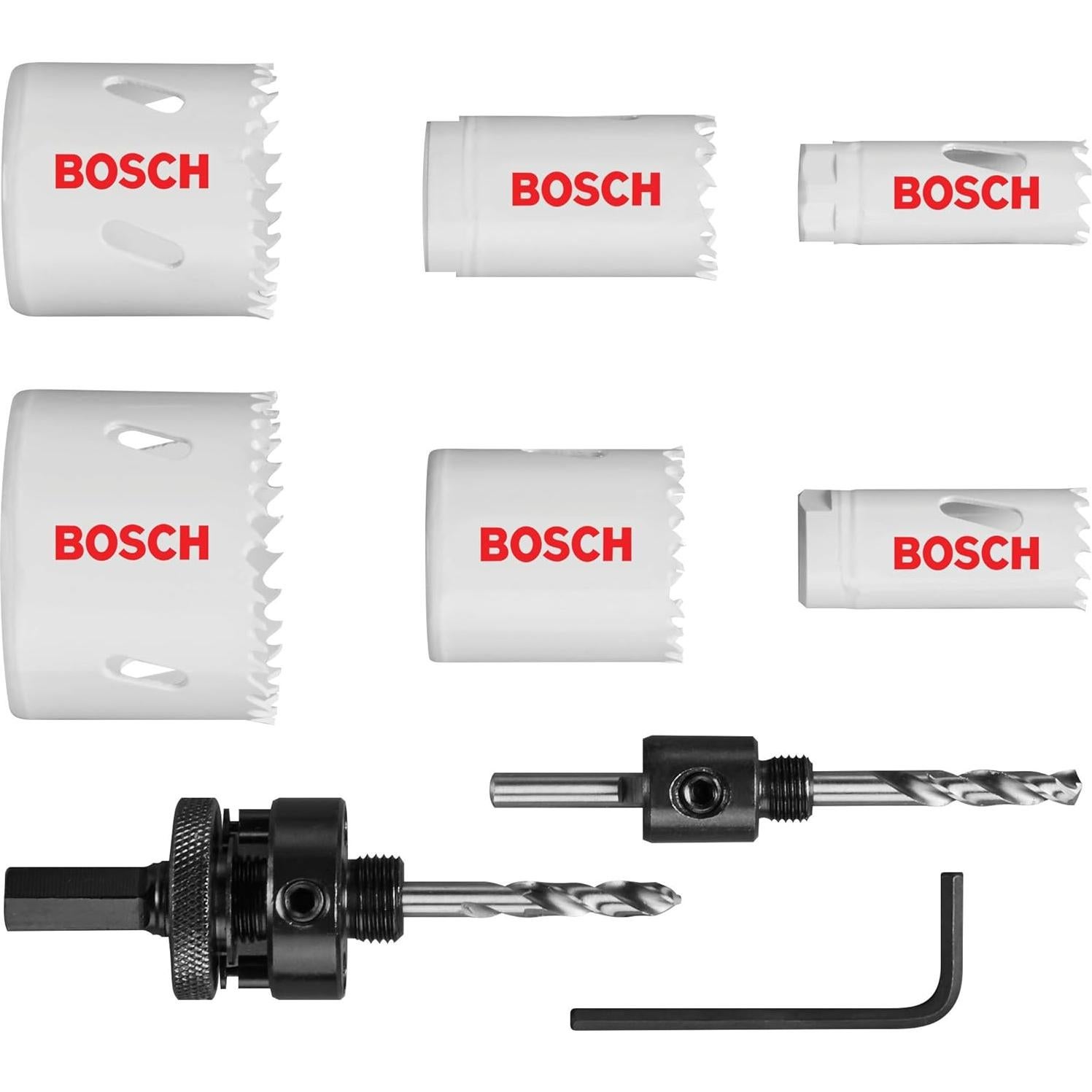 Kit de Sierras de Corona Bi-Metal BOSCH HSBIM9 9 Piezas