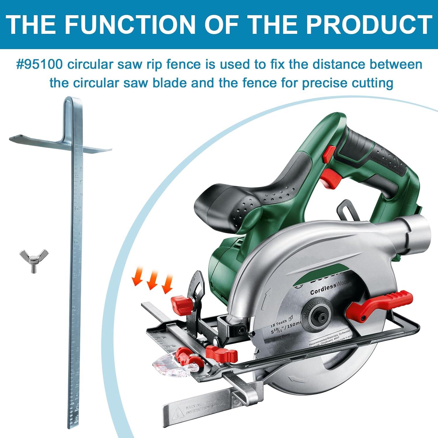 Guía de sierra circular 95100 Bosch, cercado ajustable