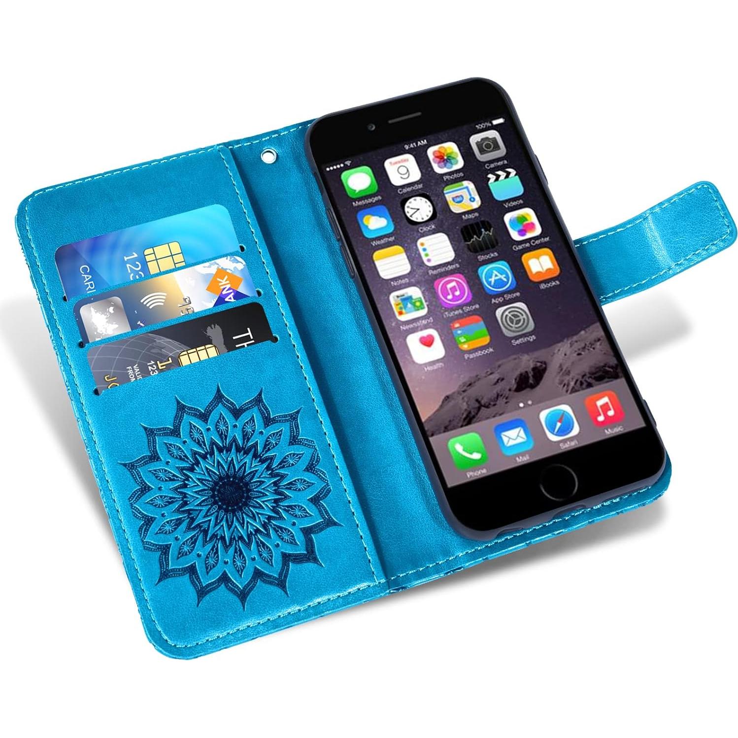 Funda Asuwish para iPhone 6 Plus con Protector de Pantalla
