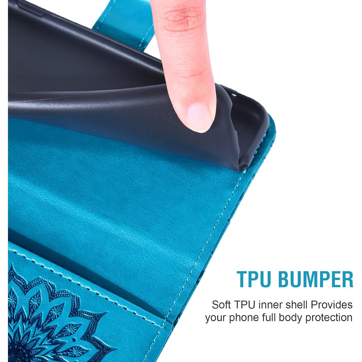 Funda Asuwish para iPhone 6 Plus con Protector de Pantalla