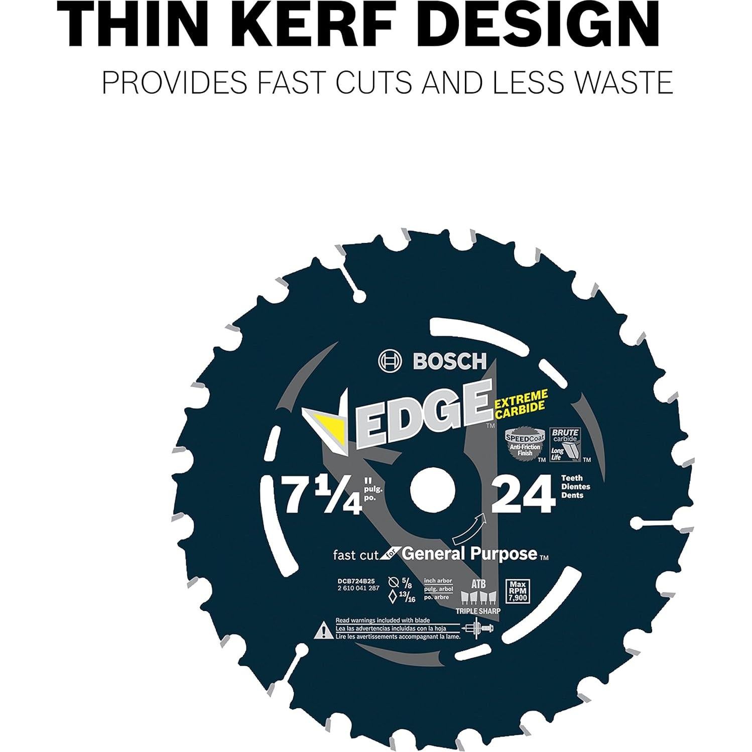 Hoja de Sierra Circular Bosch DCB1024 24 Dientes 25.4 cm