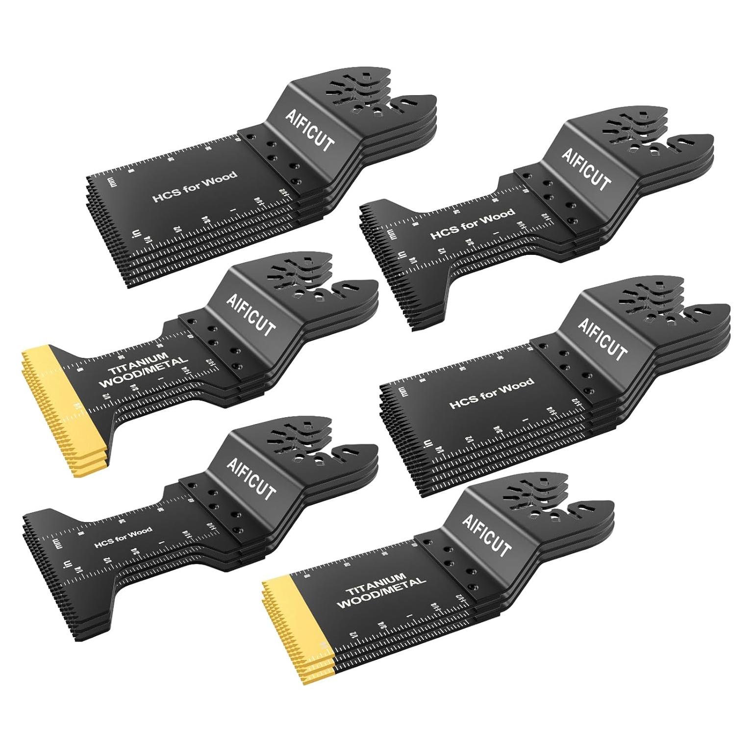 20 Hojas Sable Oscilante AIFICUT para Madera y Metal