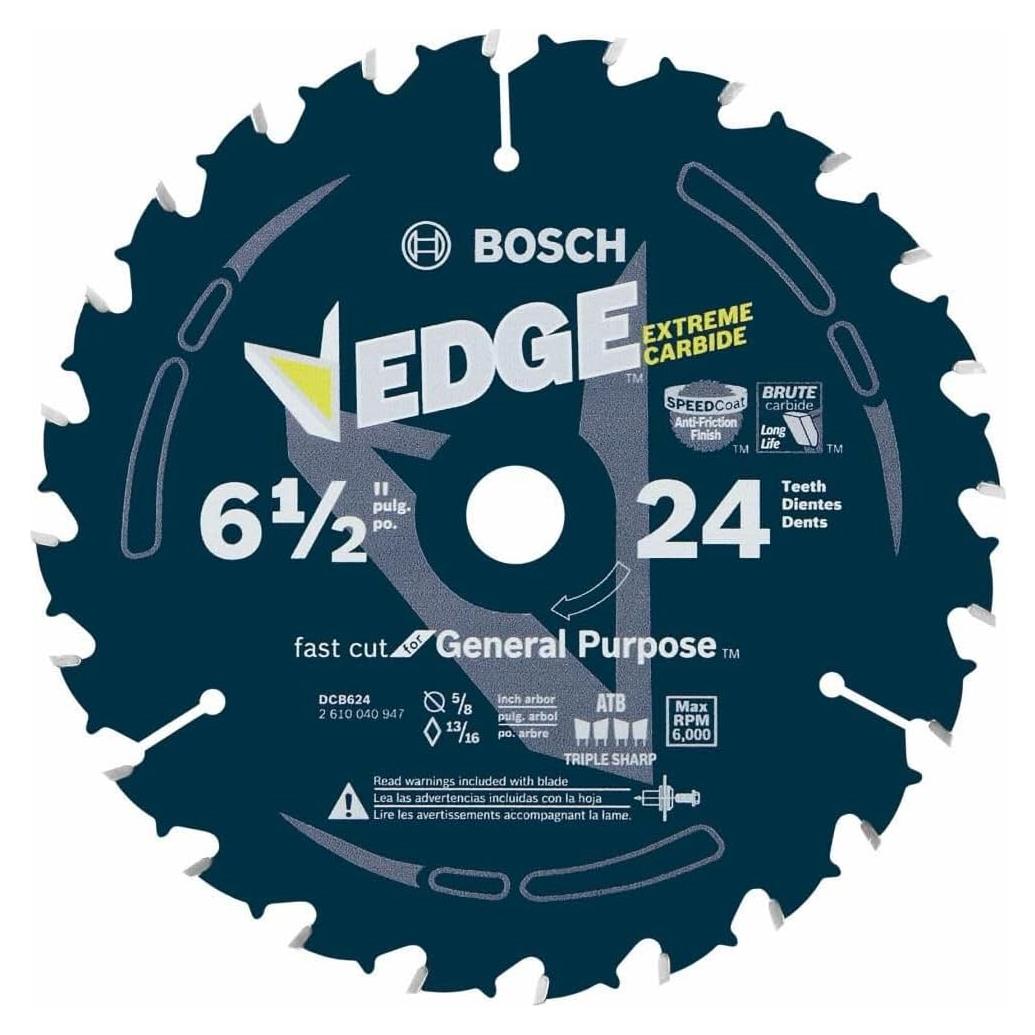 Hoja de Sierra Circular Bosch DCB624 16.5 cm 24 Dientes