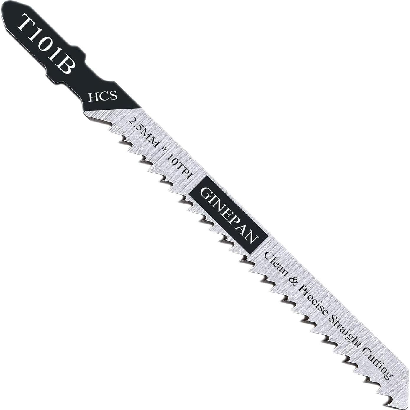 Hoja de sierra de calar GINEPAN T101B 20PCS con estuche