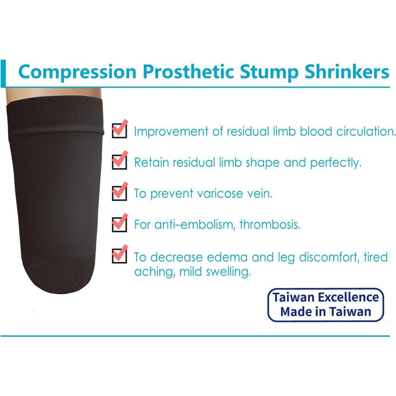 Reductor de muñón JianiMed L 35 cm compresión negra