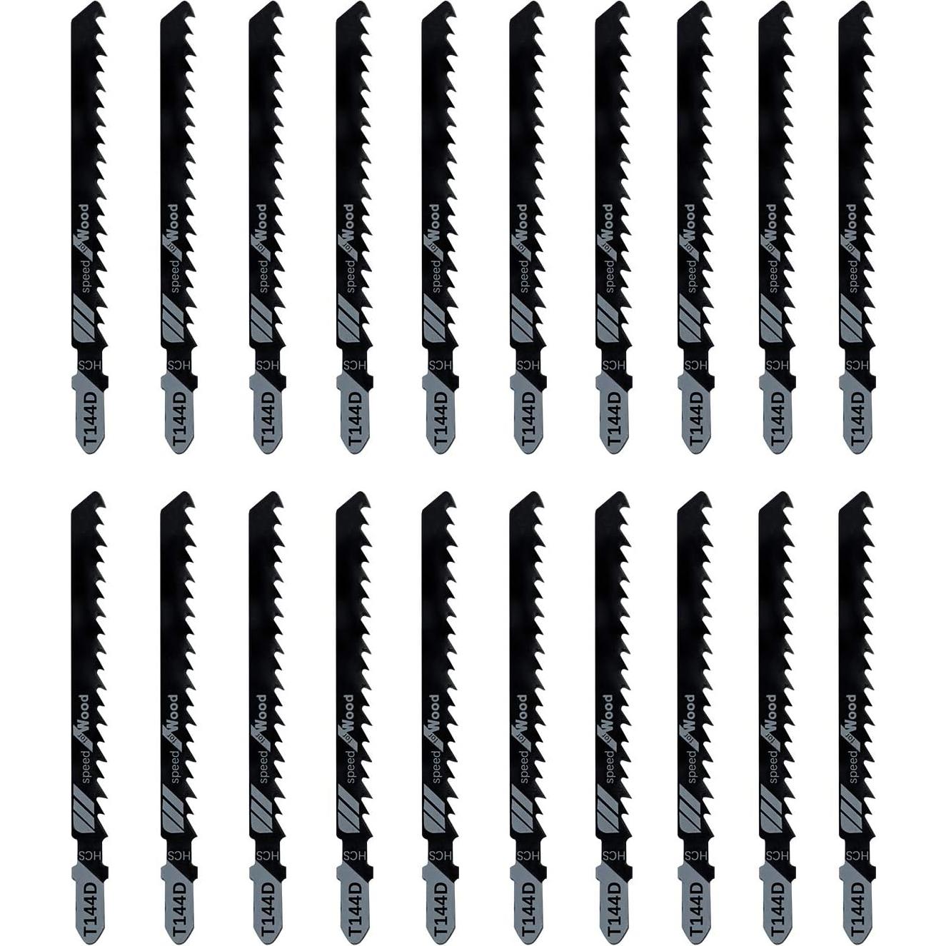 Juego de 20 hojas de sierra TAROSE T144D para madera