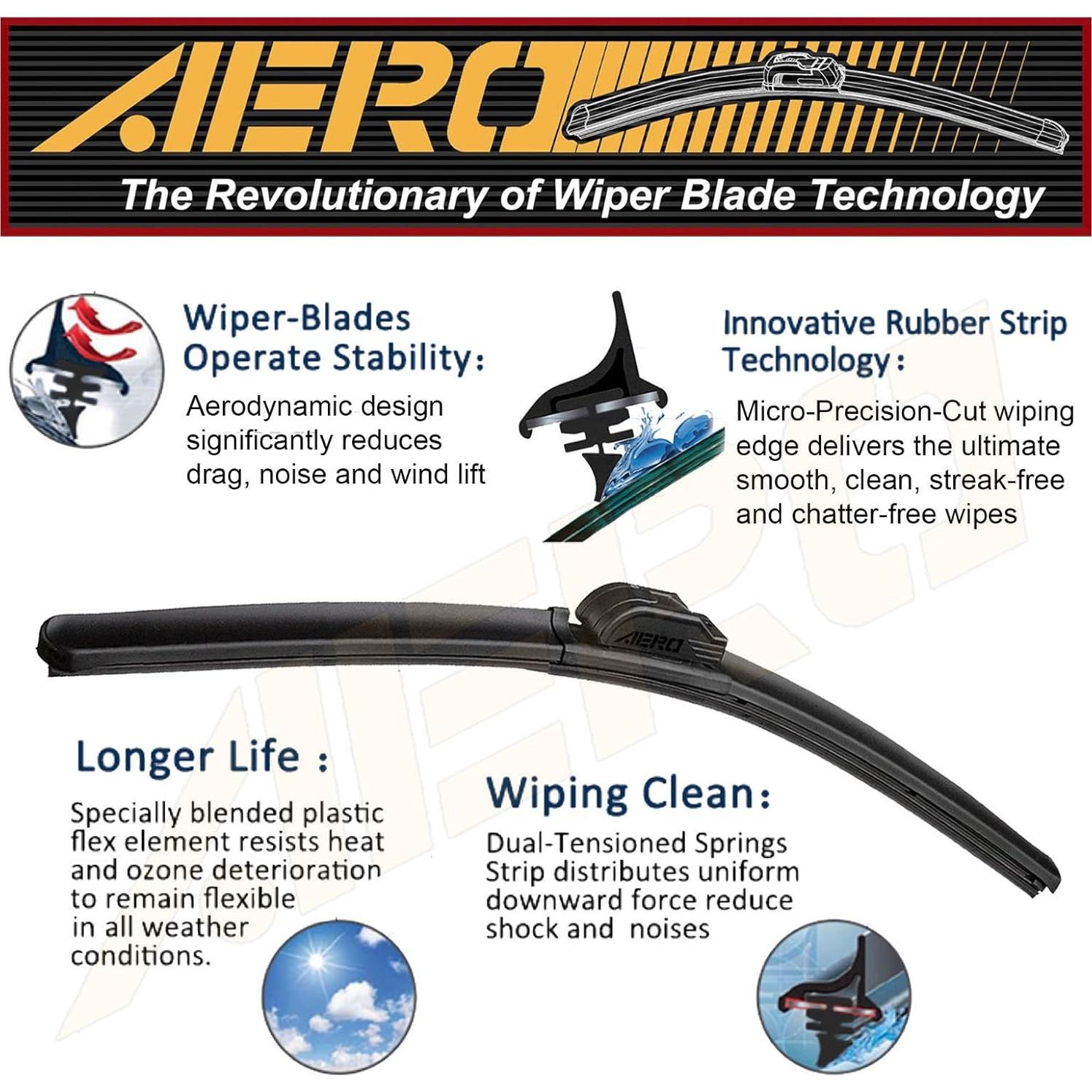 Limpiaparabrisas AERO Avenger Premium 22" para GMC Sierra 3500 HD 2017