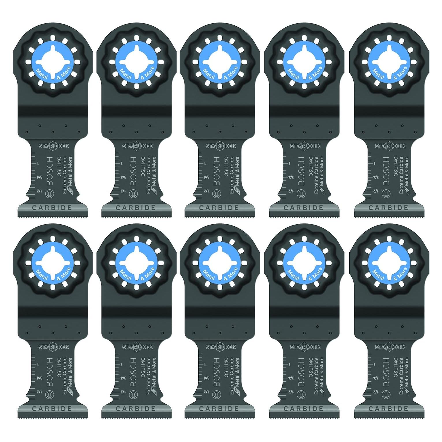 Hojas de sierra Bosch OSL114C-10 para herramientas oscilantes